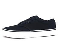 Vans Herren Atwood Sneaker, Canvas Black White, 44 EU
