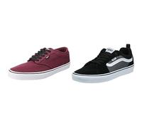 Vans Herren Atwood Sneaker, (Canvas) Oxblood/White, 43 EU Seldan Schwarz ((Canvas) Black/White 187), 45