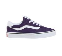 Vans Herren Brooklyn Suede Sneaker, Schwarz/Weiß, Gothic Grape, 40.5 EU