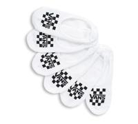 Vans Herren Classic Canoodle No Show Socken, 3er-Pack, Weiß, Schachbrettmuster, Größe 40-42, Weiss/opulenter Garten, 9