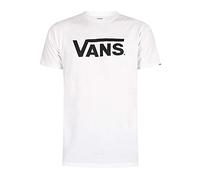 Vans Herren Classic Drop V T-Shirt, Weiß-Schwarz, S