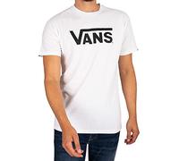 Vans Herren Classic Drop V T-Shirt, Weiß-Schwarz, XL