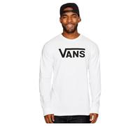 Vans Herren Classic Longsleeve Langarmshirt, Weiß (White/Black), XL