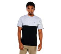 Vans Herren Colorblock T-Shirt, Athletic Heather-schwarz, S