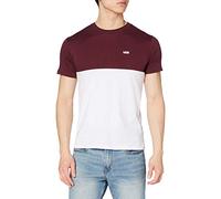Vans Colorblock T-Shirt white / port royale Herren Gr. L