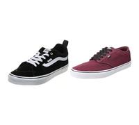 Vans Herren Filmore Sneaker, Schwarz (Suede/Canvas), 41 EU Doheny ((Canvas) Black/White 187), 47