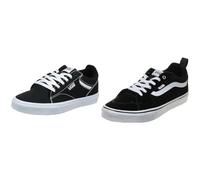 Vans Herren Filmore Sneaker, Schwarz (Suede/Canvas), 41 EU Seldan ((Canvas) Black/White 187),