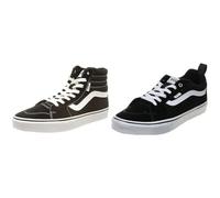 Vans Herren Filmore Sneaker, Schwarz (Suede/Canvas), 41 EU Ward (Checkered) Black/True White, 42