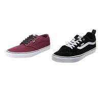Vans Herren Filmore Sneaker, Schwarz (Suede/Canvas), 45 EU Atwood (Canvas) Oxblood/White,