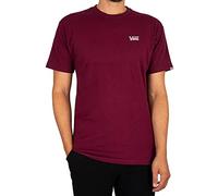 Vans Herren Mini-Script T-Shirt, burgunderfarben, XS