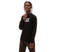 Vans Herren Shirt Classic Long Sleeve, Black/White, L, VK6HY28