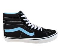 Vans Herren Sneakers Schuhe Sk8-Hi Schwarz Leder Textil (Schwarz, EU Schuhgrößensystem, Erwachsene, Herren, Numerisch, M, 44)