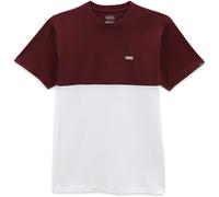Vans Colorblock T-Shirt white / port royale Herren Gr. L