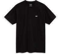 Vans Herren T-Shirt Left Chest Logo Kurzarm Schwarz/Weiß XS
