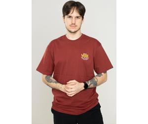 Vans - Holder St Classic Syrah/White/Old Gold - T-Shirt - Weinrot - L - 100% Baumwolle,Jersey Weinrot L