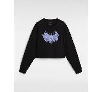 Vans - Hot Links Relaxed Crop Langarmshirt, Damen, Schwarz, Größe: XS