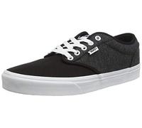 Vans Herren Atwood Canvas Trainers Sneaker, Jersey Schwarz Weiß, 40 EU