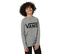 Vans Jungen Classic Crew S Sweatshirt, Grau (Concrete Heather/Black), Medium