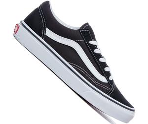 Vans K Old Skool Black/True White 30