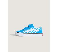 Vans - Kinder Old Skool V Checkerboard Schuhe (4-8 Jahre), Blau, Größe: 27