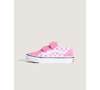 Vans - Kinder Old Skool V Checkerboard Schuhe (4-8 Jahre), Rosa, Größe: 31