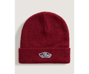 Vans - Kinder Vans Classic Beanie mit Umschlag, Bordeaux, Größe: Einheitsgröße