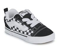 Vans Kinderschuhe Knu Skool Elastic Lace CHECKERBOARD BLACK/TRUE WHITE in Schwarz 25