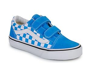 Vans Kinderschuhe Old Skool V COLOR THEORY CHECKERBOARD Bright Azure in Blau 27 1/2