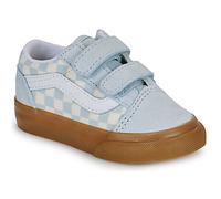 Vans Kinderschuhe Old Skool V Gum Check Dawn Mist in Blau 23 1/2