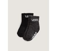 Vans - Kleinkinder Classic Crew Socken (2 Paar), Schwarz, Größe: 0 - 12 monatens