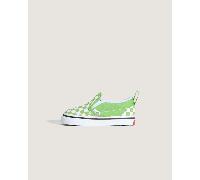Vans - Kleinkinder Classic Slip-On V Checkerboard Schuhe (1-4 Jahre), Grün, Größe: 21.5