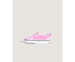Vans - Kleinkinder Classic Slip-On V Checkerboard Schuhe (1-4 Jahre), Rosa, Größe: 24