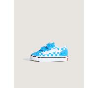 Vans - Kleinkinder Old Skool V Checkerboard Schuhe (1-4 Jahre), Blau, Größe: 22