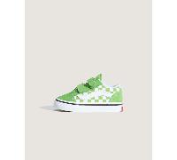 Vans - Kleinkinder Old Skool V Checkerboard Schuhe (1-4 Jahre), Grün, Größe: 18