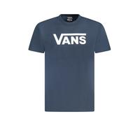 Vans Kurzarmshirt Klassische Passform Logo Blau - Größe: XS
