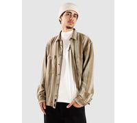 Vans Larkspur Lightweight Stripe Hemd olive brown Herren Gr. XL