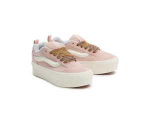 Vans Leder-Sneakers "Knu Stack" in Rosa - Größe 39 | Damen Sneakers