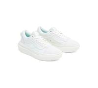 Vans Leder-Sneakers "Old Skool Overt Plus CC" in Weiß - Größe 36,5 | Damen Sneakers