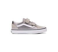 Vans Leder-Sneakers "Old Skool V" in Grau - Größe 32 | Kindersneakers