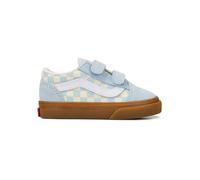 Vans Leder-Sneakers "Old Skool V" in Hellblau - Größe 19 | Babysneakers
