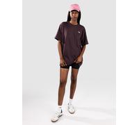 Vans Left Chest Logo T-Shirt dark port Damen Gr. XS