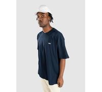 Vans Left Chest Logo Tee (L) (NAVY / WHITE)