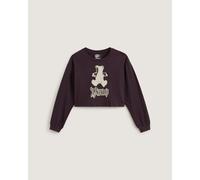Vans LIL Bear Relax Crop LS Tee dark port (601) XS