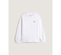 Vans - Lockeres Langarm-T-Shirt mit Logo auf der linken Brust II, Herren, Weiß, Größe: L