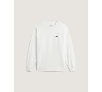 Vans - Lockeres Langarm-T-Shirt mit Logo auf der linken Brust II, Herren, Weiß, Größe: L