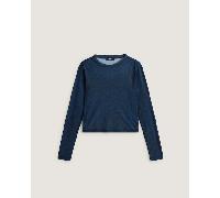 Vans - Ludlow Langarmshirt aus Netzstoff, Damen, Blau, Größe: XL