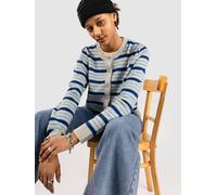 Vans LX Dolly Stripe Strickjacke cement heather / bright azu Damen Gr. L