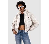 Vans MTE Hillgate AOP Cropped Puffer Jacke taupe mist Damen Gr. XS