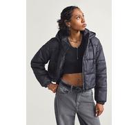 Vans - Hillgate Cropped Pufferjacke, Damen, Schwarz, Größe: XS