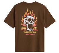 Vans Off The Wall Fever Kurzarm-t-shirt L Vintage Cocoa